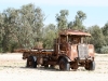 Old truck at Mengerannie Hotel.  Vehicles like this date back to when travelling the Birdsville was a real challenge.