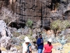 We follow guide Joe into ancient limestone country near Mimbi Caves