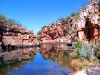 What we called “Our pool” at Manning Gorge.  It was all ours – a perfect swimming spot, deep and clear.