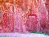 Rock art at Emily Gap.  Caterpillar Dreaming, the story of the MacDonnell Ranges. 