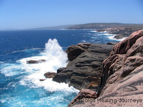 The Southern Ocean strikes land, south of Memory Cove