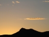 Sunset glow over Wyacca Bluff, Flinders Ranges