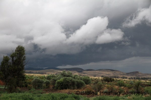 Rain-clouds approaching Buckaringa