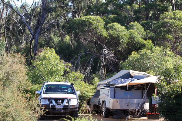 Our campsite, Rocky River campground, Flinders Chase National Park, Kangaroo Island