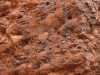 Close-up of the conglomerate rock from which Kata Tjuta is made.  By contrast, Uluru consists of fine-grained sandstone