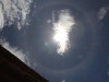 Not sure what this phenomenon is called - a large ring around the sun