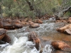 Kings Creek in flow along the base of Kings Canyon