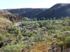 View along Ross River from ridge above homestead, showing first part of drive to N&#039;Dhala Gorge