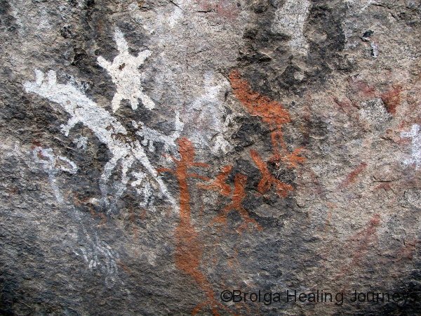 Rock art, Namadgi National Park, ACT