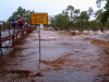 Todd River at Wills Terrace, Alice springs.  Truth in signage.
