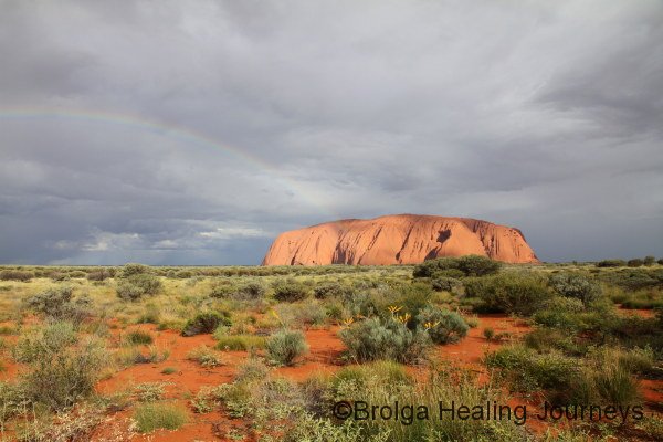 A rainbow at Uluru - a special sight indeed
